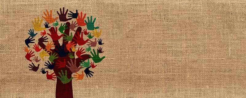 Volunteering hands